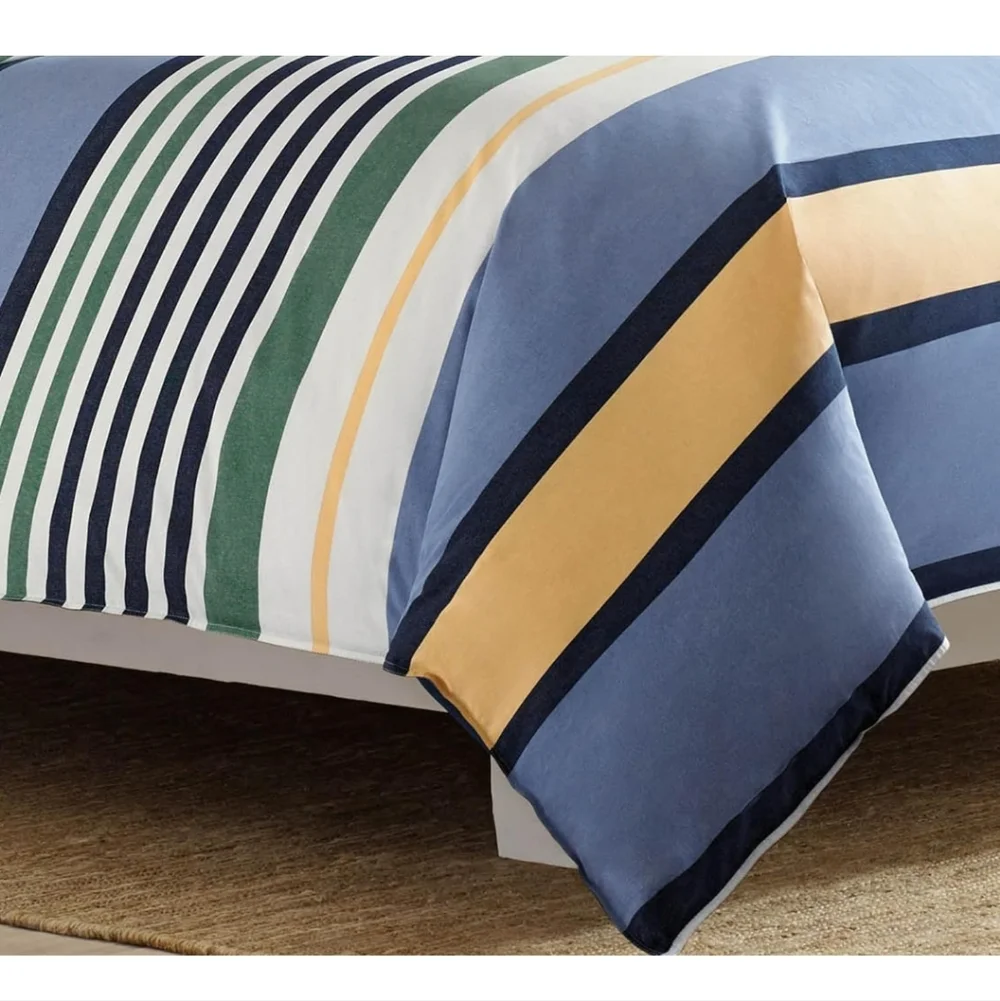 Nautica - Queen Comforter Set, Reversible Cotton Bedding with Matching Shams